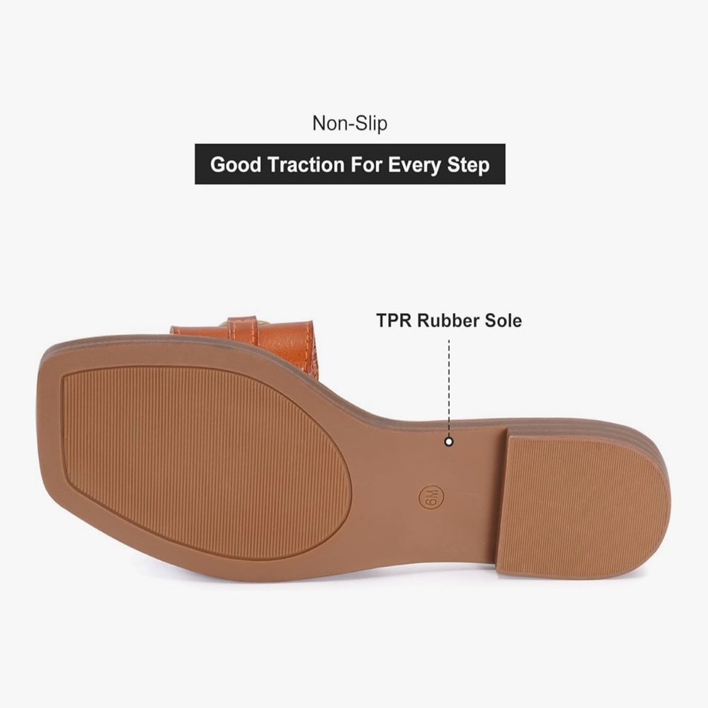 Chic Toe Slide Sandals - Picture 3 of 3